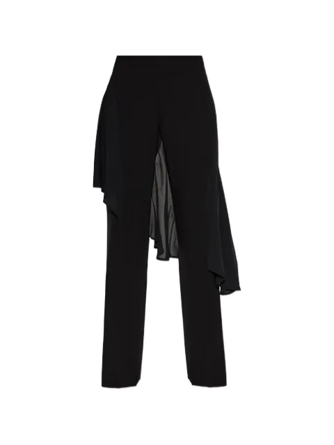 AVAVAV asymmetrical draped trousers Black F26TRS13570