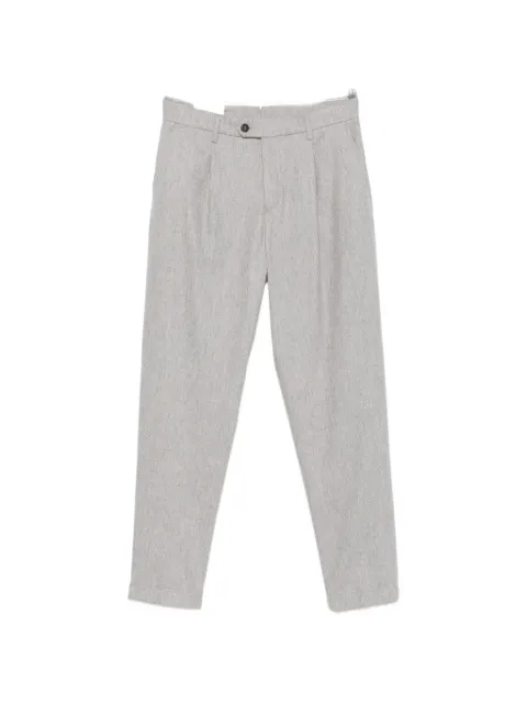 Eleventy pleated-detail trousers Grey N75PANJ05TES0H027