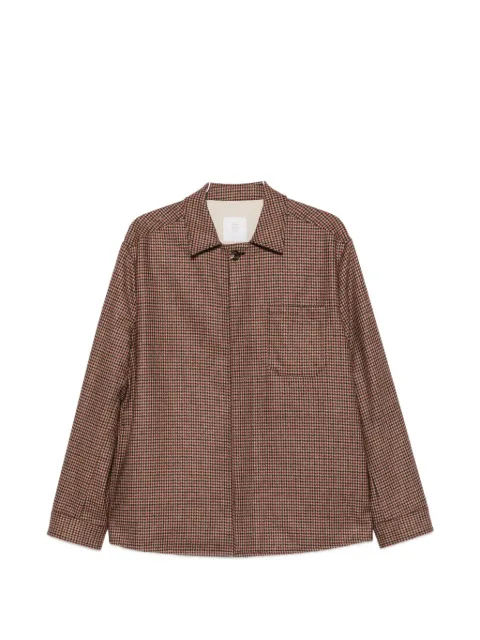 Eleventy houndstooth-patterned jacket Brown N75GIAN05TES0N134