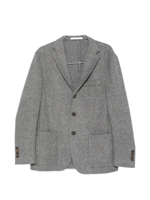 Eleventy single-breasted notched-lapel blazer Grey N75GIAK09TES0N287