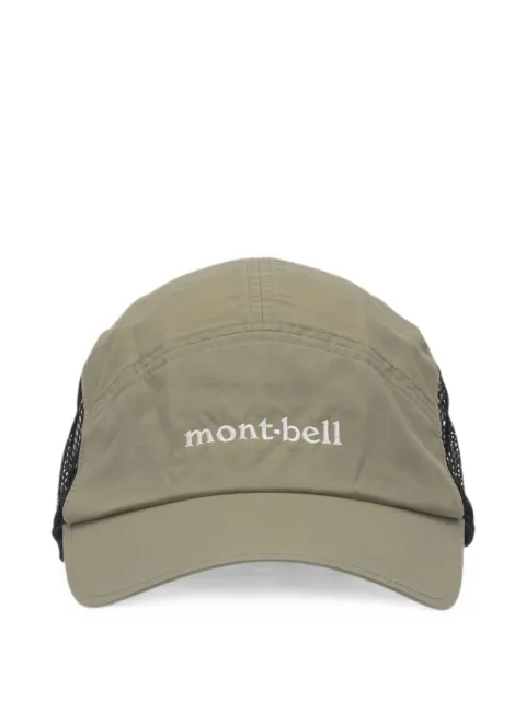 Montbell logo-embroidered mesh-panelled cap Brown 1118774TN
