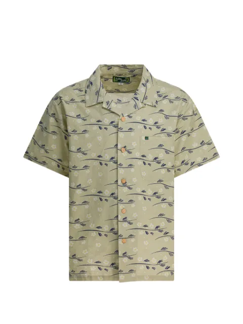 Montbell Take Loha floral-print short-sleeve shirt Neutrals 2104805