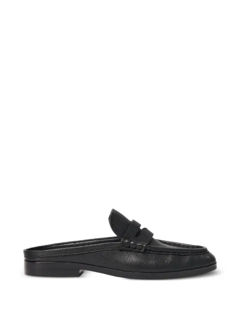 SIMKHAI Dean pebbled leather mules Black 426S467PBLBLACK