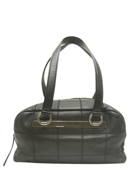CHANEL Pre-Owned 2005-2006 Chocolate Bar Caviar shoulder bag Black 23XW21YTOVUORYN0