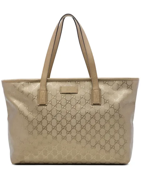Gucci Pre-Owned 2016-2026 Medium GG Imprime tote bag Gold FLZ7LDSJV23AUJLZ