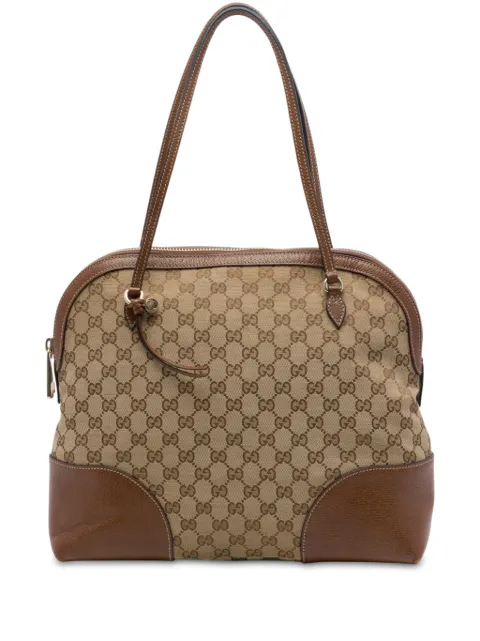 Gucci Pre-Owned 2016-2026 Medium GG Canvas Bree Dome tote bag Neutrals WZFAFKSU64NQU60A