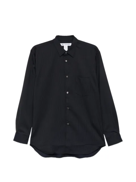 Comme des Garçons Homme pinstripe-pattern shirt Blue FRB502W26