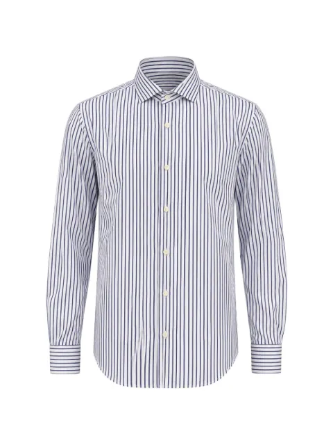 FRANZESE COLLECTION Alain Delon striped shirt White FRANK90126RIGA
