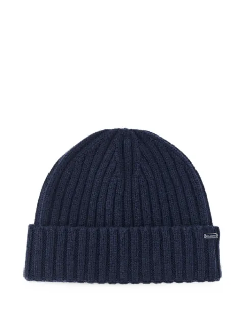 Paul & Shark ribbed-knit beanie hat Blue 16357101