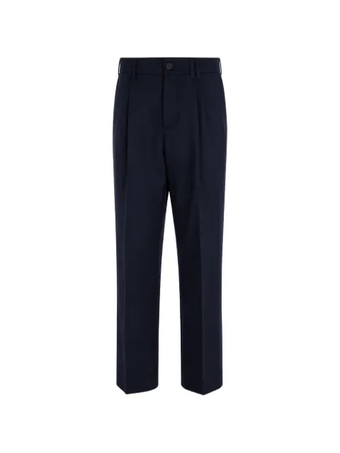 FRANZESE COLLECTION David Beckham pleated tapered trousers Blue FE6881Q3201