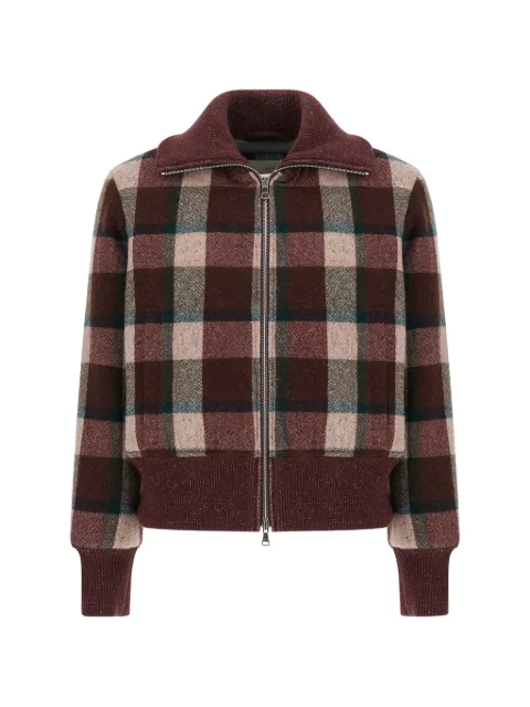 Paul & Shark check-pattern bomber jacket Pink 16352083