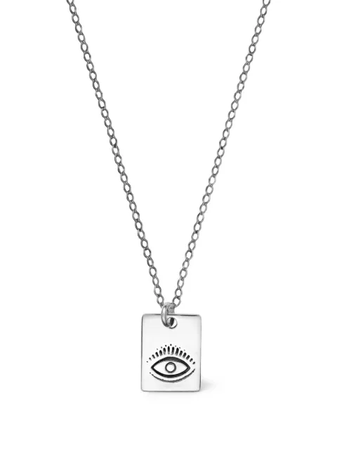 OBSIDIAN Hypnos Eye necklace Silver 6500