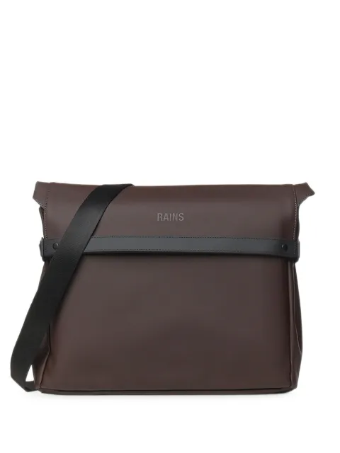 Rains OTG foldover laptop bag Brown 16400