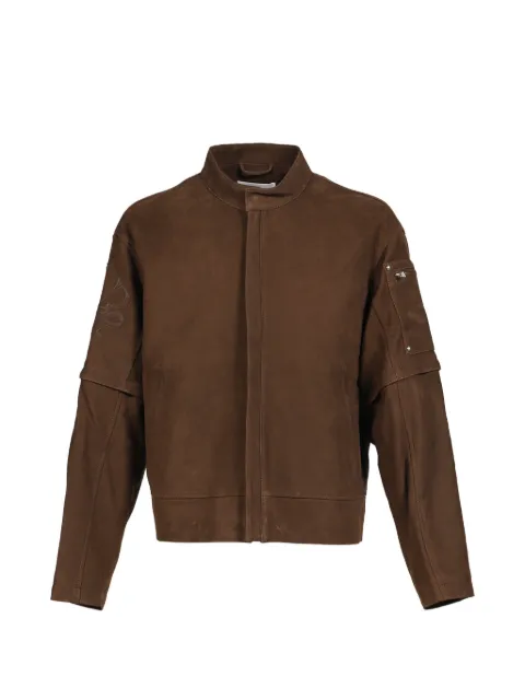 ROCKSTEADY Viktor detachable-sleeve jacket Brown RS061LEA002BRW