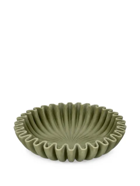 CU I SEEYOU fluted decorative bowl Green CU1217805051