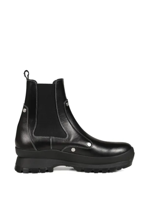 OAO Les Arcs contrast-stitch Chelsea boots Black OAO26SS004