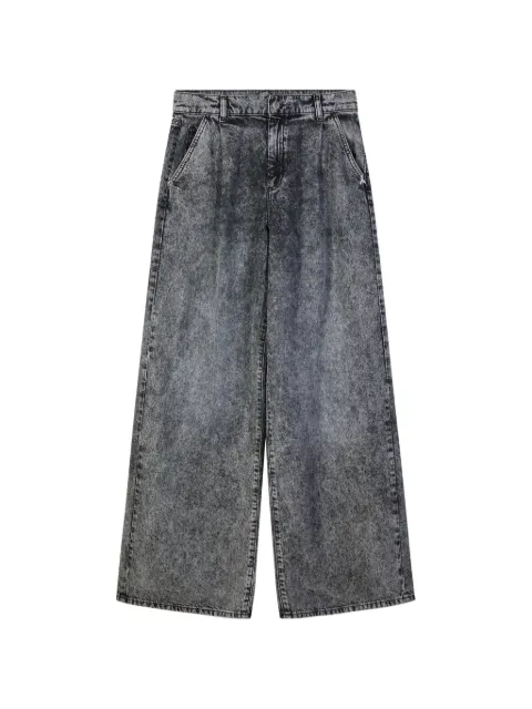 Patrizia Pepe acid-wash wide-leg jeans Grey 8P0000D0000S785