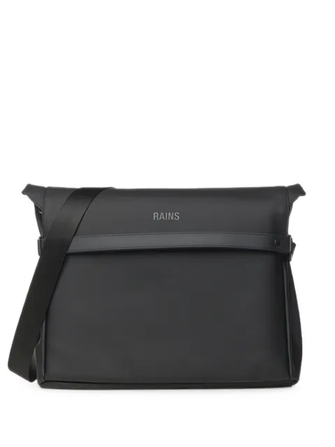 Rains OTG foldover laptop bag Black 16400