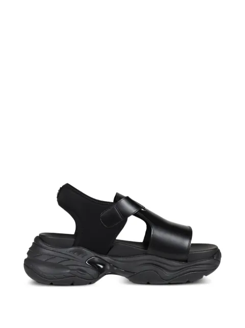 OAO Monolith leather sandals Black OAO26SS006