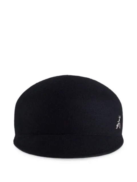 Patrizia Pepe logo-plaque baker boy hat Black 2F0144A919