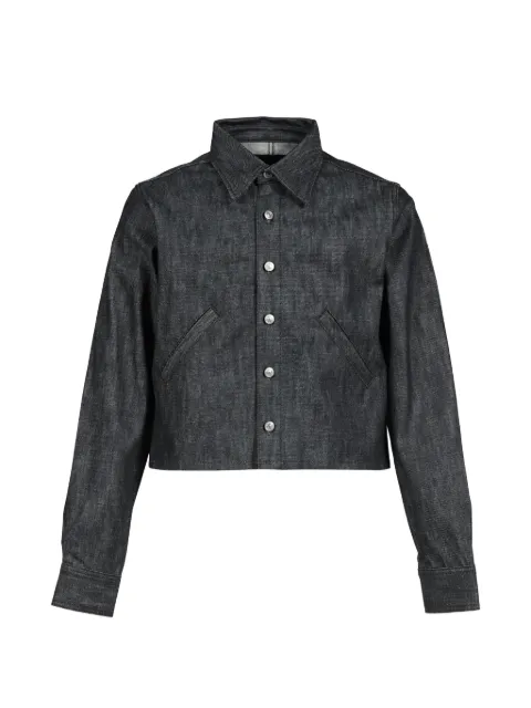 Rivet & Hide cropped denim shirt jacket Blue 26SSRHSH01