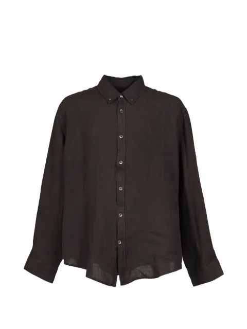 COOR dyed linen shirt Grey CXG2SO17WASHEDCHA