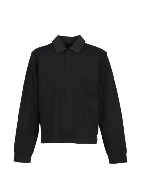 DIARY 1999 patch-detail logo-print polo shirt Black A250591BLK