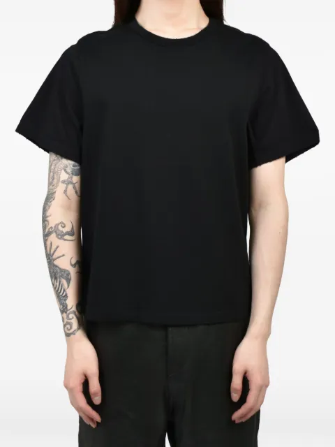 DET BLEV SENT distressed T-shirt Black DBS30052BLK
