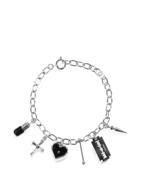 BASICKS charm-embellished chain bracelet Silver AAC09SIL