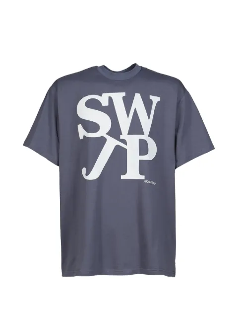 SWJP Love Park logo-print T-shirt Blue SW26SS28NVY