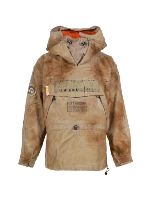 PDF x Napapijri Skidoo faux-fur jacket Neutrals DFM09038RS002PXBGE