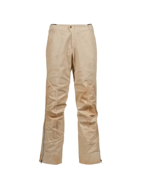 No Bishop No King Arc side-zip trousers Neutrals NBNKPA82