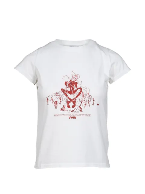 VAIN Marionette graphic-print T-shirt White 1293