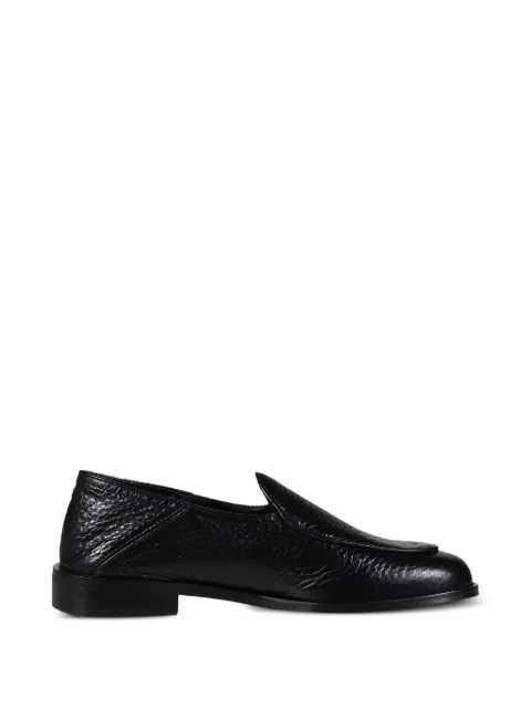Jacques Solovière Paris Chris collapsible-heel leather loafers Black WARMCHRI205BLK