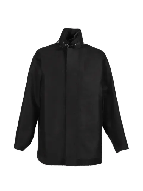 BIBLIOTHERK Boldgrace reversible coat Black BROT03AW25BLK