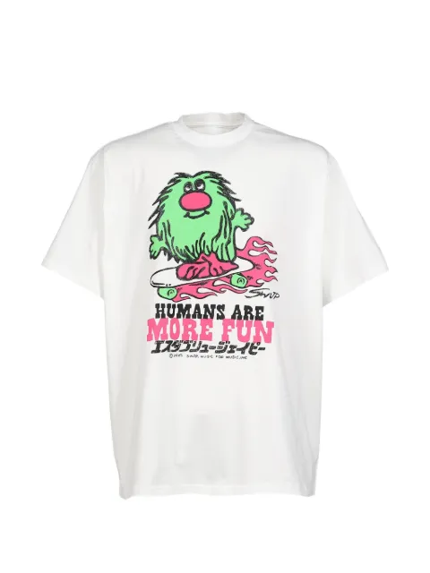 SWJP Mossy Moe graphic-print T-shirt White SW26SS34