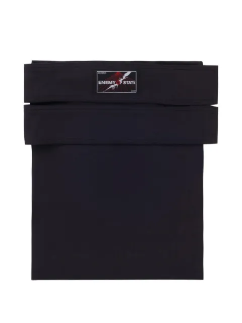 604SERVICE Eos double-strap crop top Black 625062COTTBLK