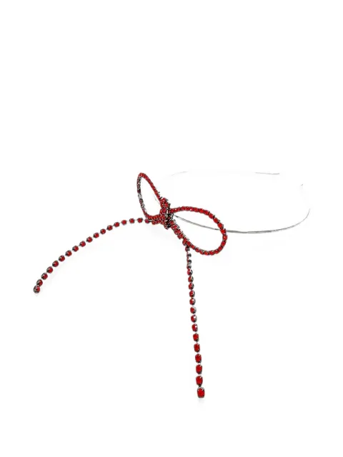 YELLOWSWALLOW bow-detail hairband Red YLSW0001RED
