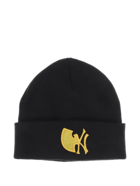 Wu-Tang Clan Wu York logo-embroidered beanie hat Black WUTANGWYBBLK