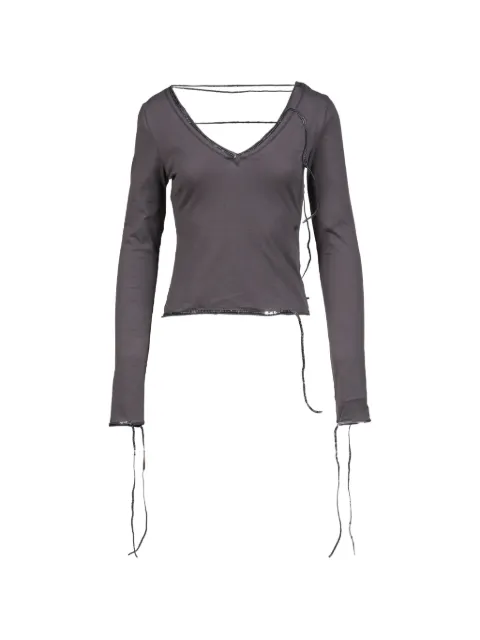 Jaded London sequin-embellished strap-back top Grey JWT5680