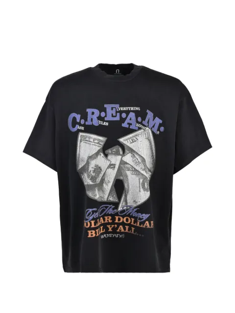 NUBIAN x Wu-Tang Clan Dollar Dollar Bill Ya'll T-shirt Black WUTANGT04