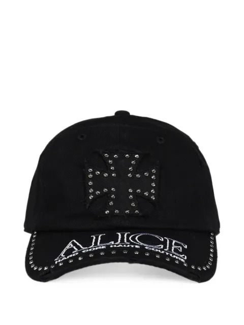 ALICE HOLLYWOOD studded Atelier cap Black 262ALH0798EXCLUSIVE