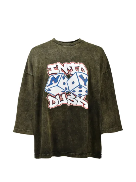 Intodusk Cee-lo graphic-print wide-fit T-shirt Black ESPI041BLK