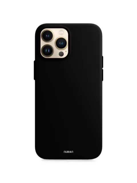SECRETFACT Nubian logo-print phone case Black SFT9001