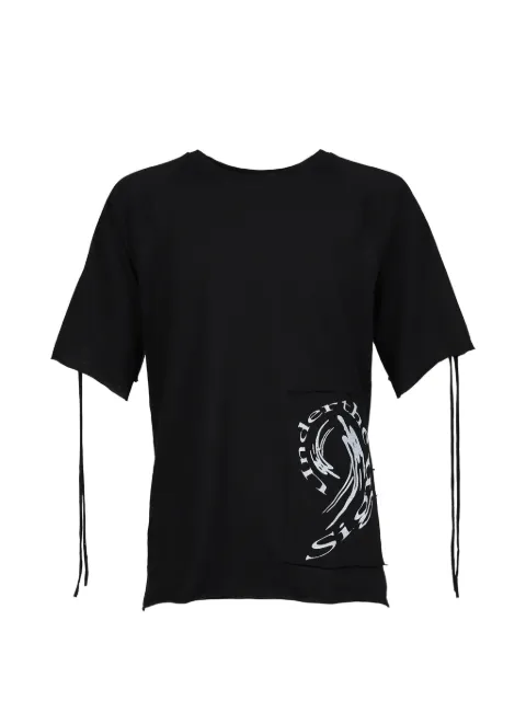 UNDER THE SIGN UTS Chronicles printed patchwork T-shirt Black RP009037BLKWHTPRINT