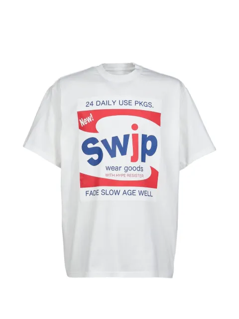 SWJP Warhol graphic-print cotton T-shirt White SW26SS32