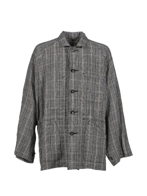 DAIRIKU Jude check work jacket Grey J13