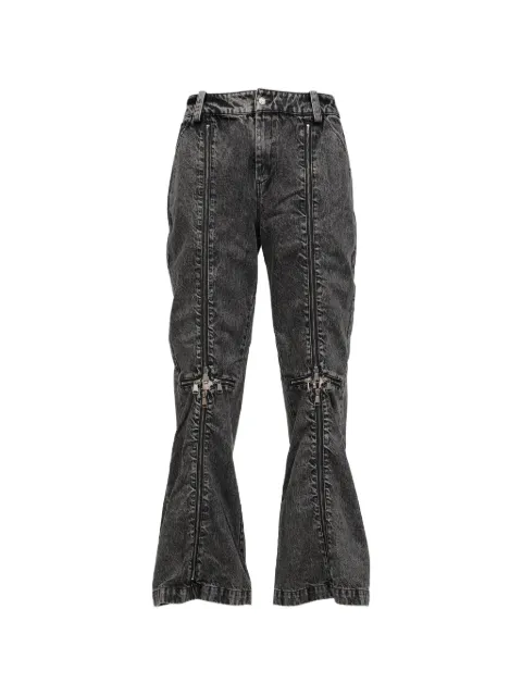 FINE CHAOS Sacrifice zip-detail jeans Grey G10Q180063