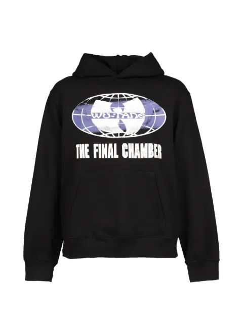 Wu-Tang Clan x Wu-Tang Clan graphic-print oversized hoodie Black WUTANGFCHBLK