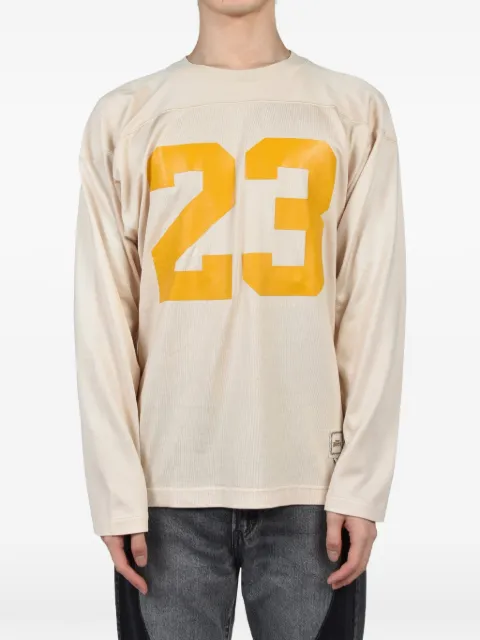 Dear BORO number-print T-shirt White 7936130001